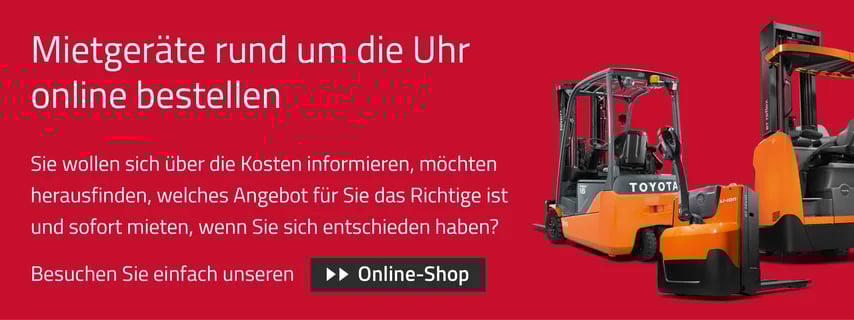 Mietgeräte rund um die Uhr online bestellen