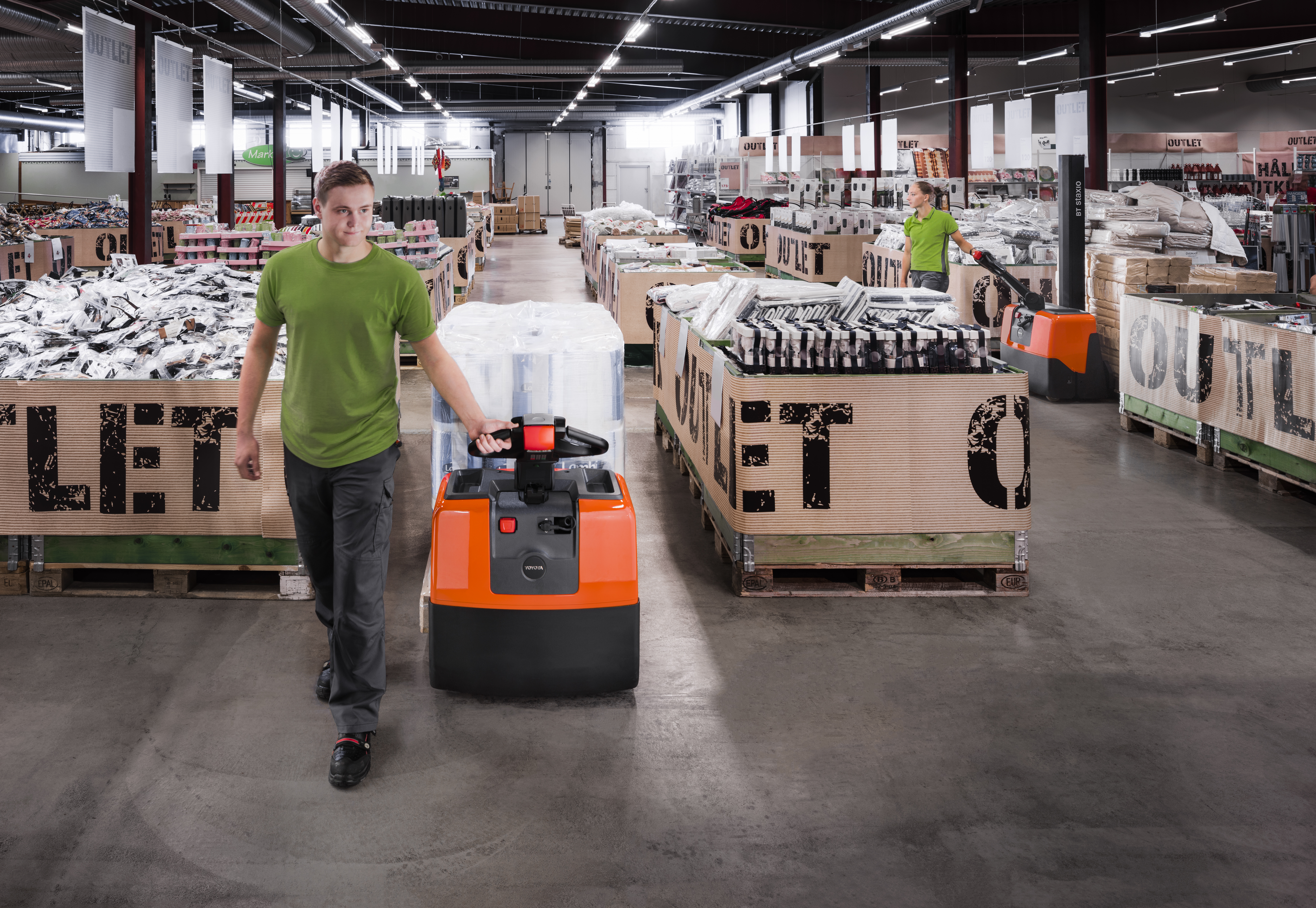 Mehr Sicherheit mit dem Ultraschall-Fußschutz für Ihre Elektro-Hochhubwagen und -Niederhubwagen